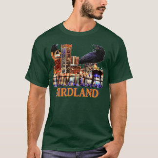 Baltimore en Baseball Hybrid Design T-shirt