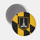 Baltimore Flag Magneet (Voorkant / Achterkant)