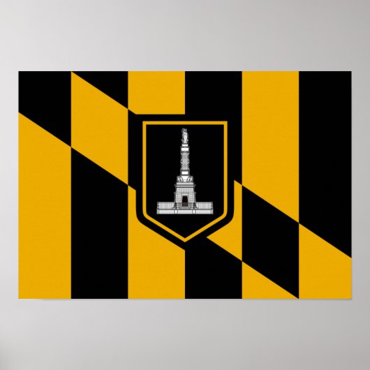 Baltimore Flag Poster (Voorkant)