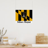 Baltimore Flag Poster (Keuken)