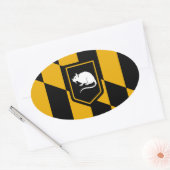 Baltimore Flag Rat Ovale Sticker (Envelop)