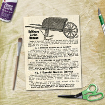 Baltimore Garden Barrows Vintage Advertentie