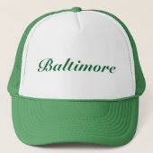 Baltimore Green Trucker Pet (Voorkant)