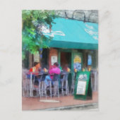 "Baltimore - Happy Hour in Fells Point": Fine Art Briefkaart (Voorkant)
