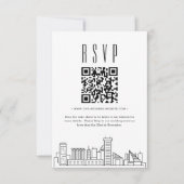 Baltimore Huwelijk QR code RSVP (Voorkant)