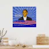 Baltimore Inauguration Événements Poster d'Obama (Cuisine)