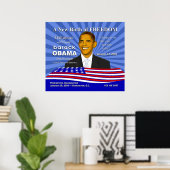 Baltimore Inauguration Événements Poster d'Obama (Bureau à domicile)