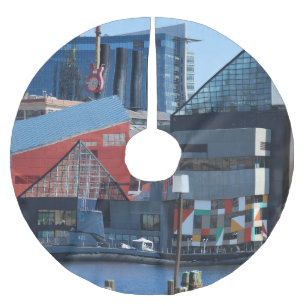 Baltimore Inner Harbor Tree Skirt, meer Kerstboom Rok