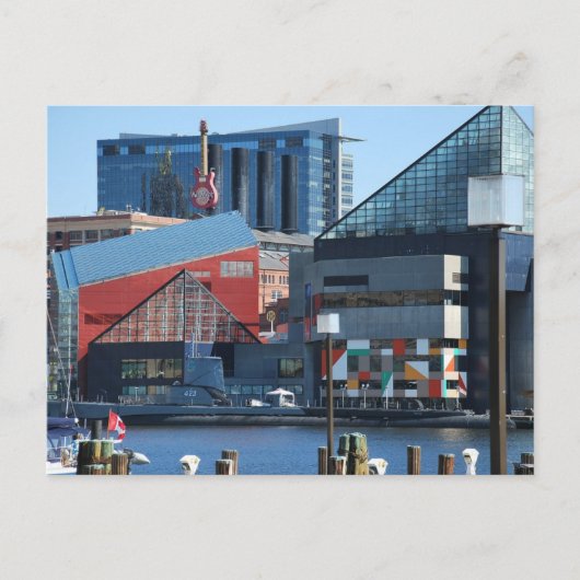Baltimore Inner Harbour Briefkaart (Voorkant)