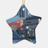 Baltimore Inner Harbour Keramisch Ornament (Links)