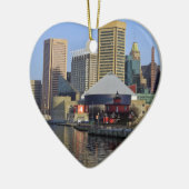 Baltimore Inner Harbour Keramisch Ornament (Links)