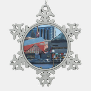 Baltimore Inner Harbour Tin Sneeuwvlok Ornament