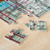 BALTIMORE  kaart Legpuzzel (Zijkant)