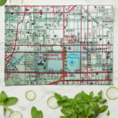 BALTIMORE  kaart Theedoek (Gevouwen)