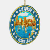 Baltimore Keramisch Ornament (Rechts)