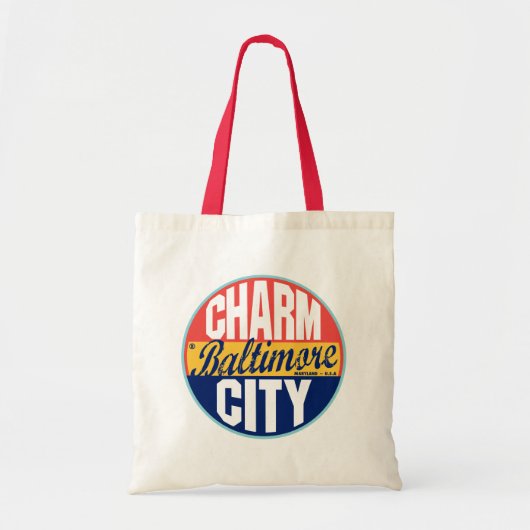 Baltimore Label Tote Bag (Voorkant)
