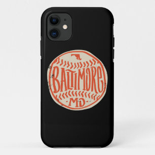 Baltimore Maryland Baseball - Handtekening type iPhone 11 Hoesje