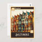 Baltimore, Maryland |  Briefkaart (Voorkant / Achterkant)