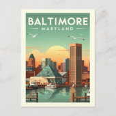  Baltimore Maryland Briefkaart (Voorkant)
