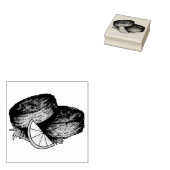 Baltimore Maryland Crab Cake Crabcakes Rubberstempel (Gestempeld)