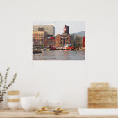 Baltimore, Maryland drukt verschillende groottes a Poster (Keuken)