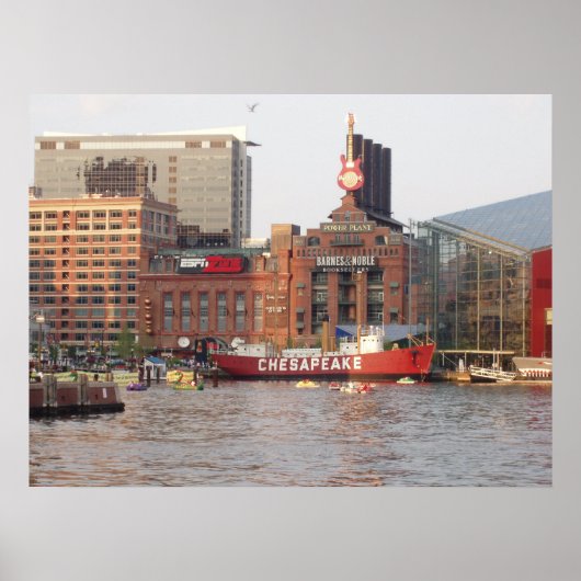 Baltimore, Maryland drukt verschillende groottes a Poster (Voorkant)