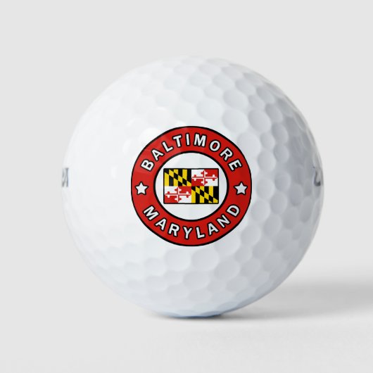 Baltimore Maryland Golfballen (Voorkant)