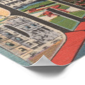 Baltimore, Maryland - Large Letter Scenes 2 Poster (Hoek)