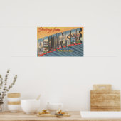 Baltimore, Maryland - Large Letter Scenes 2 Poster (Keuken)