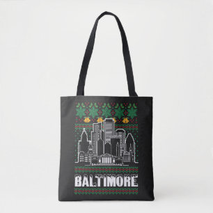 Baltimore Maryland Lelijke Kerst Draagtas