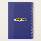 Baltimore, Maryland Planner (Achterkant)