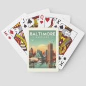  Baltimore Maryland Pokerkaarten (Achterkant)