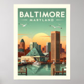  Baltimore Maryland Poster (Voorkant)
