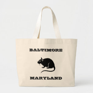 Baltimore Maryland Rat Bag Grote Tote Bag