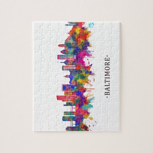 Baltimore Maryland skyline Legpuzzel (Verticaal)