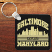 Baltimore, Maryland Sleutelhanger (Voorkant)