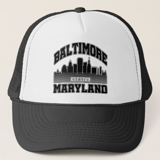 Baltimore, Maryland Trucker Pet (Voorkant)