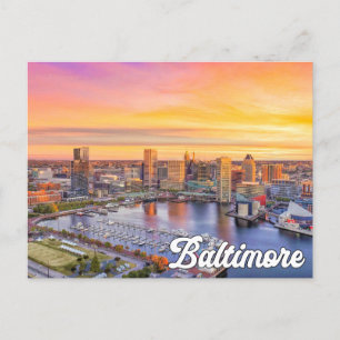 Baltimore, Maryland, Verenigde Staten Briefkaart
