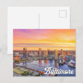 Baltimore, Maryland, Verenigde Staten Briefkaart (Voorkant / Achterkant)