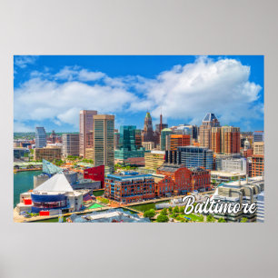 Baltimore, Maryland, Verenigde Staten Poster