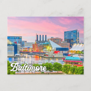 Baltimore, Maryland, VS Briefkaart