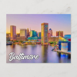 Baltimore, Maryland, VS Briefkaart