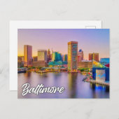 Baltimore, Maryland, VS Briefkaart (Voorkant / Achterkant)