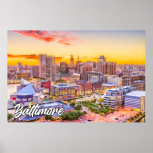 Baltimore, Maryland, VS Poster