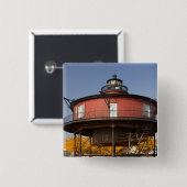 BALTIMORE, MARYLAND. VS. Zeven voet Knoll Vierkante Button 5,1 Cm (Voorkant /achterkant)