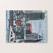 Baltimore MD - Baltimore Skyline in Charles River Legpuzzel (Horizontaal)