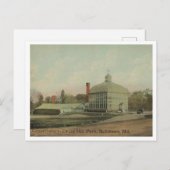 Baltimore MD Druid Hill Park Conservatorium 1910 Briefkaart (Voorkant / Achterkant)