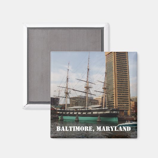 Baltimore, MD Magnet (Recto/Verso)