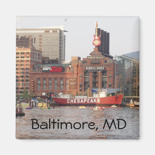Baltimore, MD Magnet (Devant)
