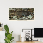 Baltimore, MD Panoramic Map - 1870 Poster (Thuiskantoor)